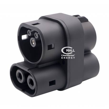 Adaptador / Convertidor Cargador DC CCS1 a CCS2 (Combo 1 a Combo 2) Vehiculos Electricos EV / PHEV