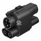 Adaptador / Convertidor Cargador DC CCS2 a CCS1 (Combo 2 a Combo 1) Vehiculos Electricos EV / PHEV - Imagen 2