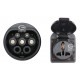 Adaptador / Convertidor Tipo 2 V2L (IEC 62196-2 Mennekes) Vehiculos Electricos EV / PHEV - Imagen 5